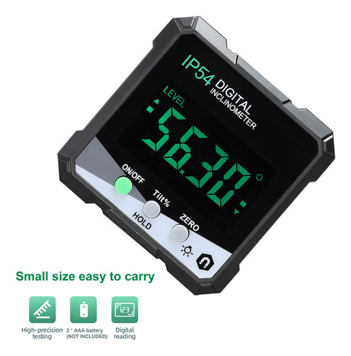 Retroiluminación Lcd Con Inclinómetro Digital Portátil Ip54