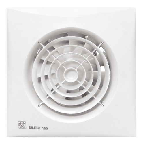 Extractor Aire Baño Silent 4'' 100mm C/ Tempor Soler & Palau