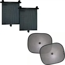 Comprar Kit Cortinas Parasol Auto Enrollables Plegables Ventanilla