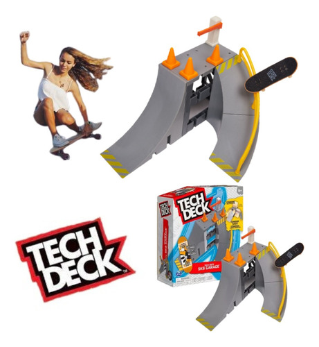 Tech Deck Park Set Nyja Skate Patinetas Para Dedos Tiendajyh