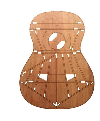 Plantilla Cuerpo Guitarra Clasica 39  Madera Accesorio Diy