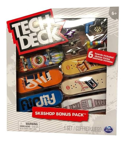 Tech Deck X 6 Boards Included Skates
