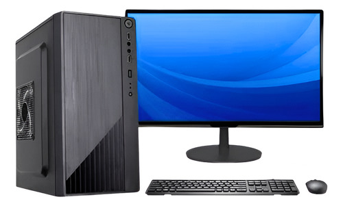 Pc Cpu Intel I5 3470 + H61m +8gb + C/monitor Teclado Mouse