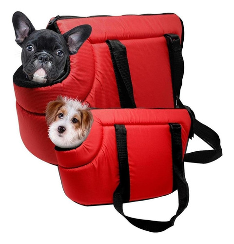 Bolsa Transportadora De Viaje Para Perros Pequeños Combo 2pz