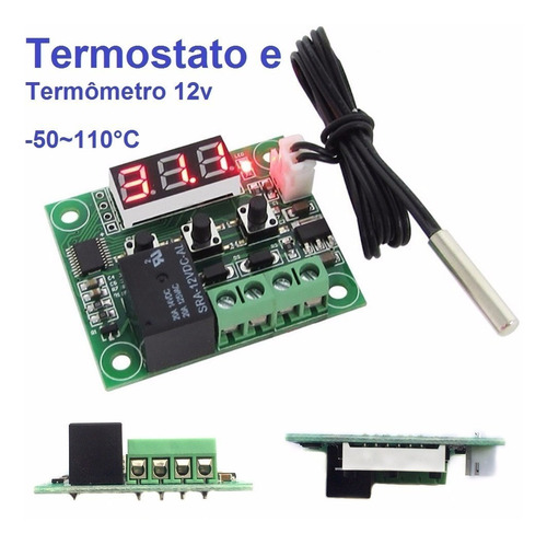 -ermostato Controle De Temperatura 12 V Xh W1209 Arduino Pic