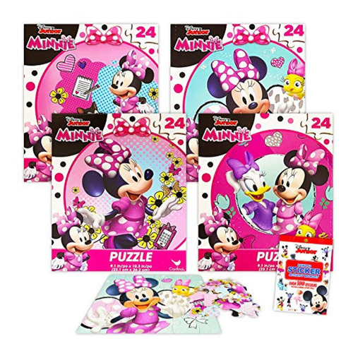 Paquete De Rompecabezas De Minnie Mouse De Disney, Paquete D