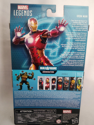 Marvel Legends Baf Abominacion Iron Man Lider Rage C America