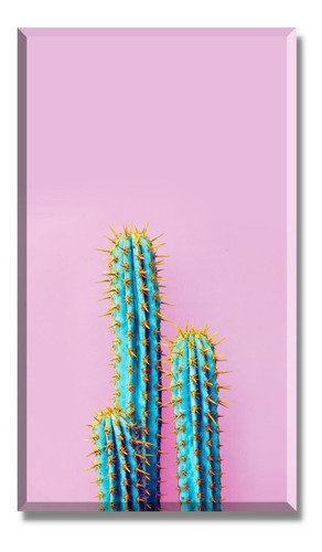 Cuadro Decorativo Alta Calidad Diseño Cactus, Acabado Canvas