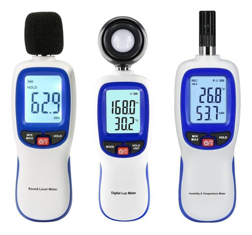 Kit Segurança Decibelímetro-luxímetro-termo-higrômetro