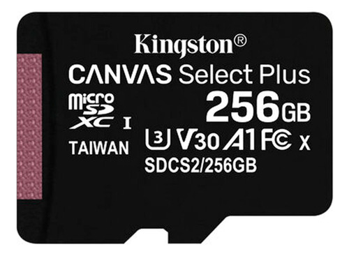 Memoria Micro-sd Kingston Canvas Select Plus, 256gb