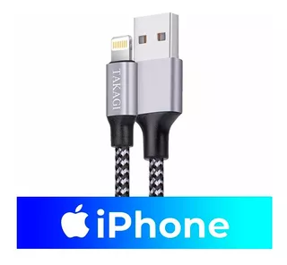 Yunsong- Cable Cargador Trenzado iPhone 6 7 8 X Xs 11 182 Cm