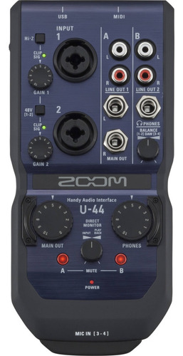 Interfaz de audio Zoom U-44 100V/240V