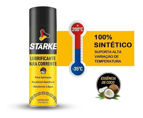 Spray Lubrificante Para Corrente De Motos Starke - 1° Linha