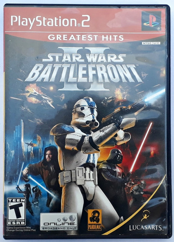 Jogo Star Wars Battlefront 2 Playstation 2 Ps2 Frete Grátis (Usado)