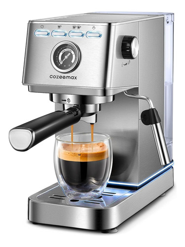 Cozeemax Espresso Machine, 20bar Compact Espresso And Cappuc