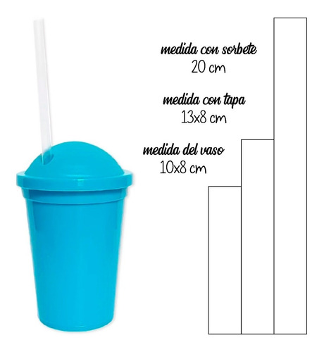Imagen 3 de 9 de Vasos Plasticos Souvenirs Pasteles X 30 U - Lollipop