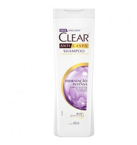 Shampoo Clear Anticaspa Hidratação Intensa 400 Ml