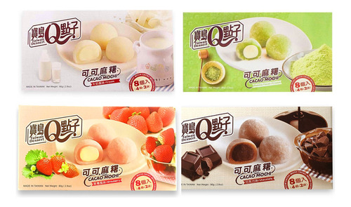 Pack 4 Cacao Mochis Sabores