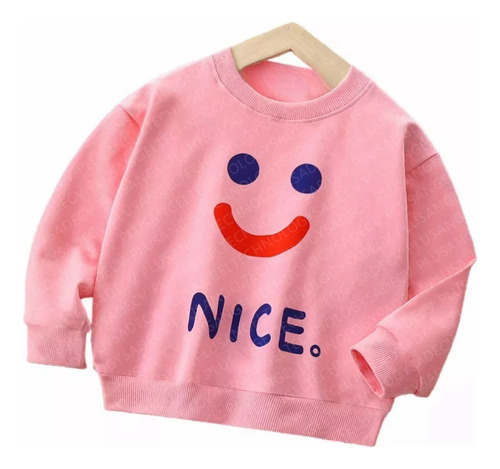 Sudadera Cerrada Niños Y Niñas, Sudadera Smiley