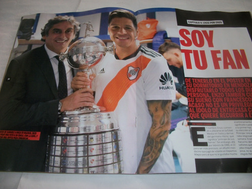 Revista Ole Enzo Plate * El Hincha Que Cumplio El Sueño * (Usado)