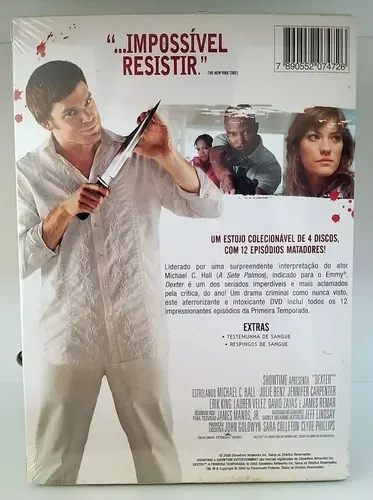 Dvd Dexter Primeira Temporada 1 | MercadoLivre