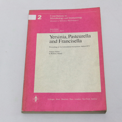 Yersinia, Pasteurella And Francisella S Karger (Usado)