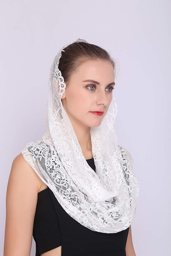 Mantilla De Encaje Español Velo Capilla Mantilla Infinity