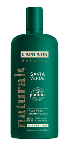 Bálsamo Capilar Natural Capilatis Savia Verde X 420ml