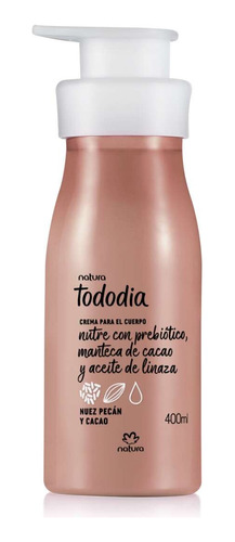 Natura Crema Corporal Nuez Pecán Y Cacao Natura 400ml