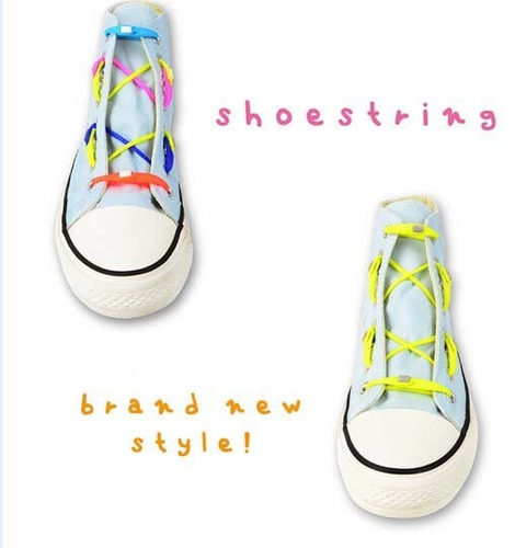 Cordones De Silicon Unisex Adultos Y Niños. Zapatos Cotillon