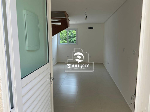 Apartamento Triplex Com 2 Dormitórios À Venda, 75 M² Por R$ 330.000,00 - Vila América - Santo André/sp - At0025