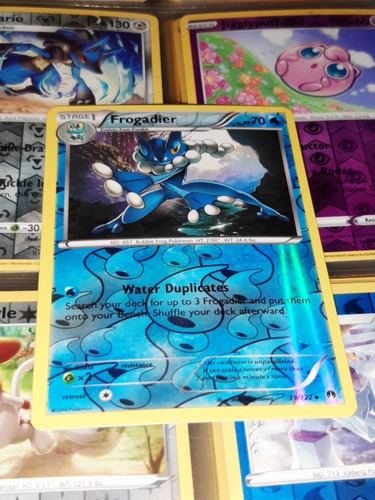 Frogadier 39/122 De Pokemon Tcg,reverse. (Usado)