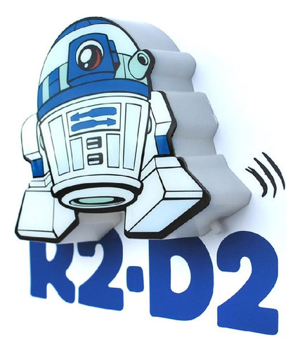 Mini Luminaria Star Wars R2-d2 3d Deco Light Fx