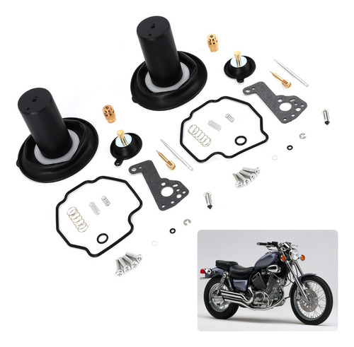 Kit Reparación Carburador 2 Juegos Para Yamaha Virago Xv535