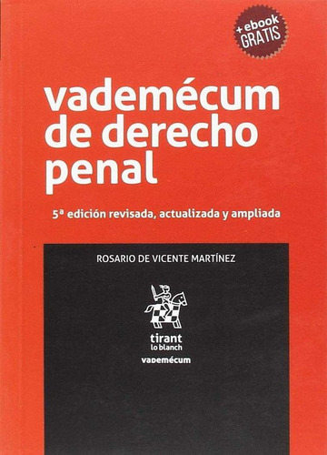 Libro Vademã©cum De Derecho Penal 5âª Ediciã³n 2018 - De ...