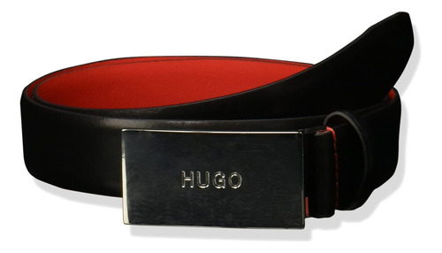 Hugo Baldwin - Cinturn De Cuero Para Hombre, Negro