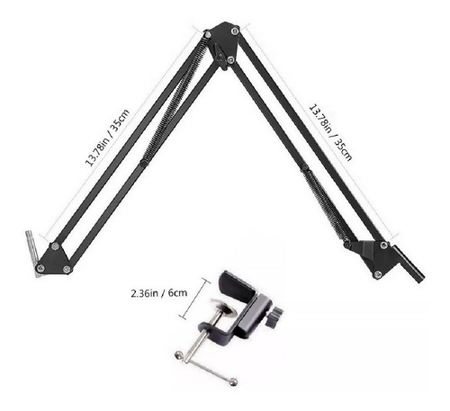 Soporte Brazo Articulado Micrófono Condenser Midiplus