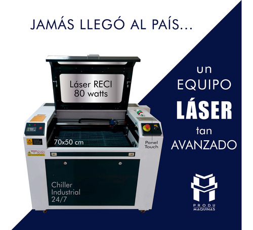 Cortadora Láser 70x50 Cm Ultra Equipada