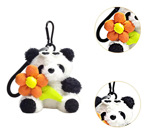 Llavero Con Forma De Panda De Dibujos Animados Para Cartera,