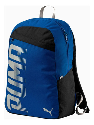 Mochila Pioneer I Backpack 02 Puma 074714 Color Azul Diseño De La Tela Liso