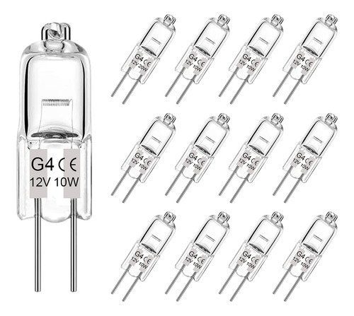 Bombilla G4 12 Halogena Transparente Pine Calidad Premium Jc