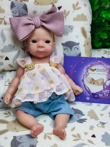 Bebe Reborn Emma Silicona Sólida Suave Flexible