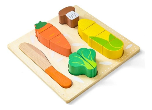 Juego Tabla P/cortar Frutas Verduras Encastre Madera Acool  