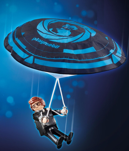 Playmobil The Movie Rex Dasher Con Paracaidas Cantidad De Piezas 0