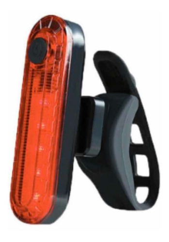 Luz Bicicleta Trasera Led Usb  3 Modos Destello Rojo 15 Led 