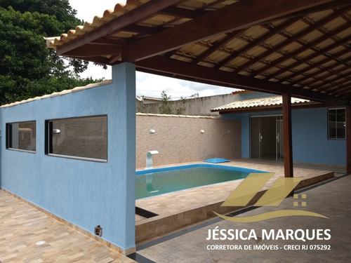 Imagem 3 de 12 de Casa 2 Quartos, Área Gourmet E Piscina Em Unamar - Jmc80