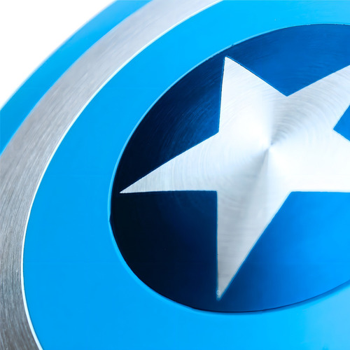 Escudo de aluminio azul Captain America Marvel Avengers de 30 cm