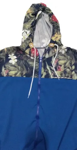 Corta vento floral store masculina