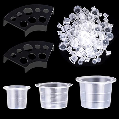 Soporte Uptatsupply Tazas De Tinta Para Tatuajes, 300 Piezas