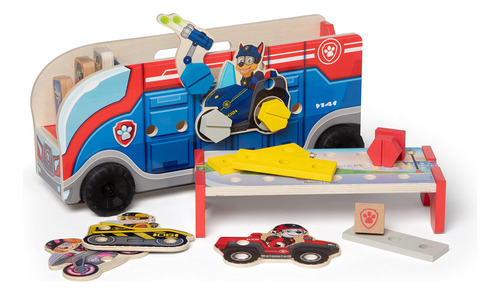 Melissa & Doug Paw Patrol Match & Build Mission Cruiser - M.